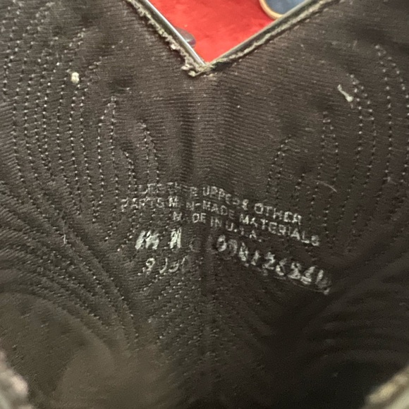 Black Leather Cowboy Boots - Picture 2 of 11